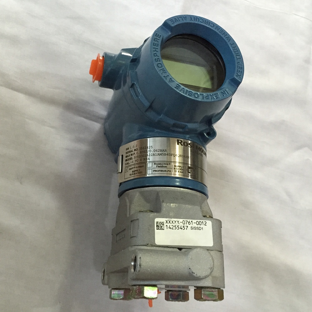 Rosemount 3051TG3A2B21BB4K8Q4Q8M5 3051T InLine Pressure Tra 100