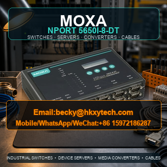 Moxa NPort 5650I-8-DT 8-Port Se